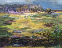 Marsh On The Bruce#2 - painting